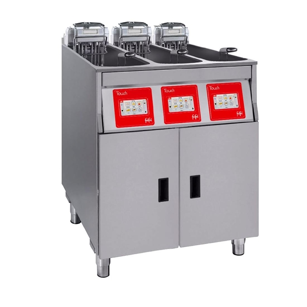 FriFri Touch 633 Electric Free-standing Fryer Triple Tank Triple Basket 3x9kW 1 FriFri Touch 633 Electric Free-standing Fryer Triple Tank Triple Basket 3x9kW