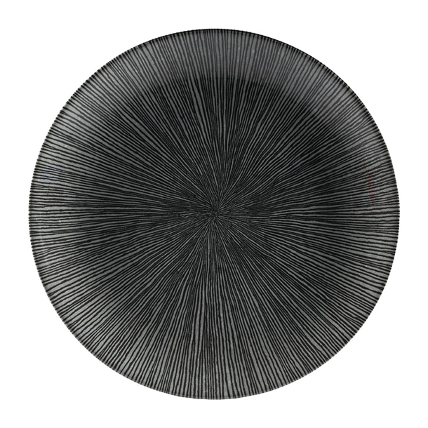 Churchill Studio Prints Agano Coupe Plates Black 217mm (12 Pack) 1 Churchill Studio Prints Agano Coupe Plates Black 217mm (12 Pack)