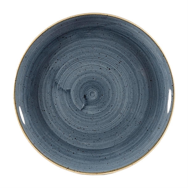Churchill Stonecast Coupe Plates Blueberry 288mm (12 Pack)