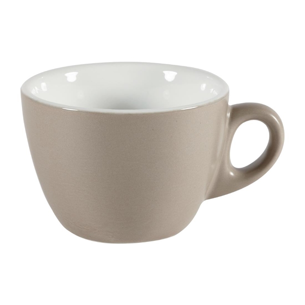 Churchill Menu Shades Smoke Cappuccino Cups 7oz 207ml (6 Pack)