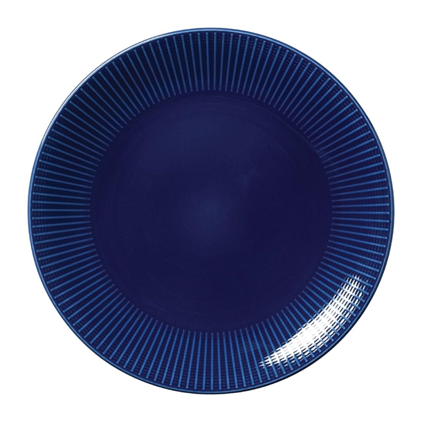 Steelite Willow Azure Gourmet Coupe Plates Blue 280mm (6 Pack)