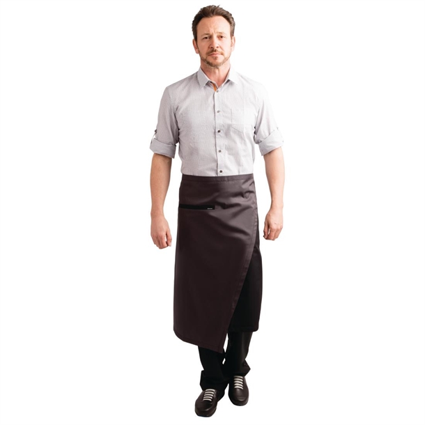 Bragard Tahirou Apron Charcoal