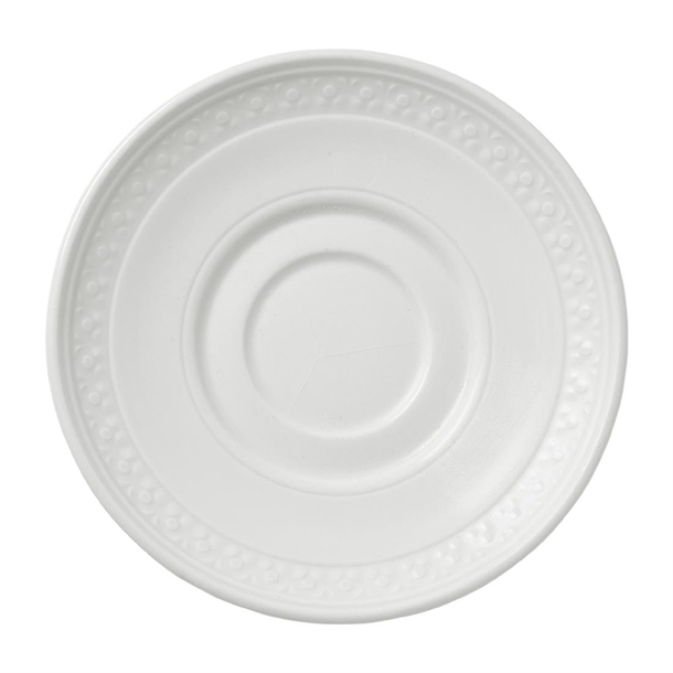 Steelite Bead Accent Saucers 150mm (12 Pack)