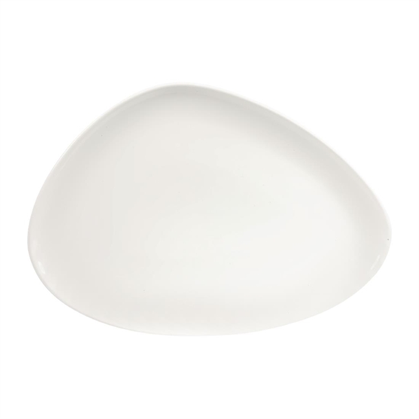 Churchill Chefs Plates Triangular Plates White 356mm (6 Pack) 1 Churchill Chefs Plates Triangular Plates White 356mm (6 Pack)