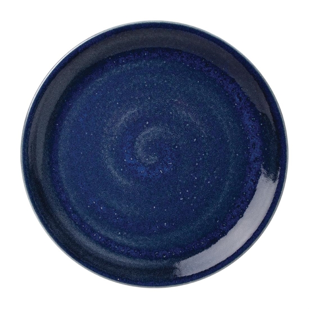 Steelite Vesuvius Coupe Plates Lapis 230mm (12 Pack)