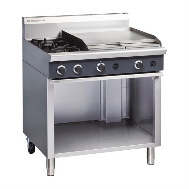 Blue Seal Cobra Freestanding Gas Hob with Griddle C9B 1 Blue Seal Cobra Freestanding Gas Hob with Griddle C9B
