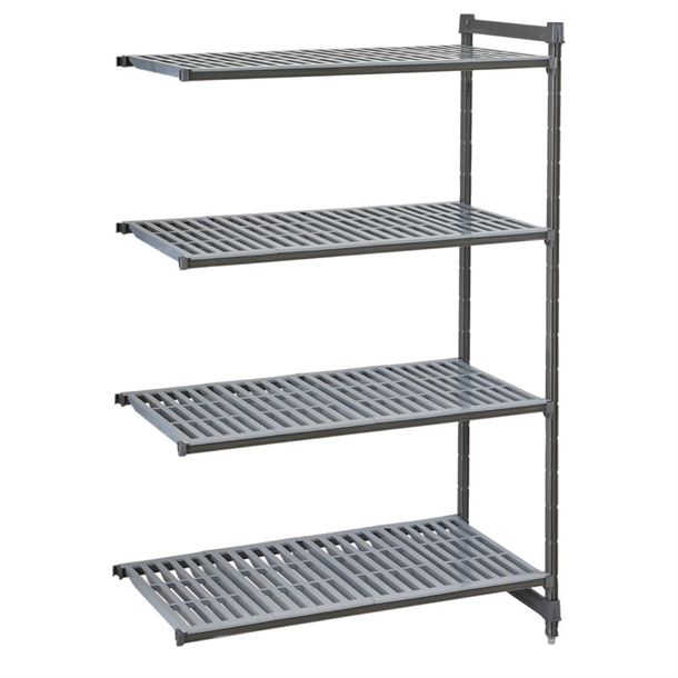 Cambro Camshelving Basics Plus Add-On Unit 4 Tier With Vented Shelves 1830(H)x 870(W)x 610(D)mm