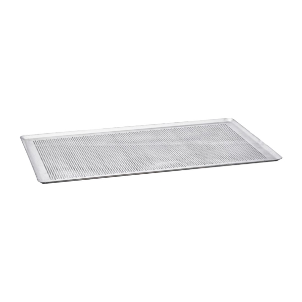 De Buyer Perforated Flat Aluminium Baking Tray 1 De Buyer Perforated Flat Aluminium Baking Tray