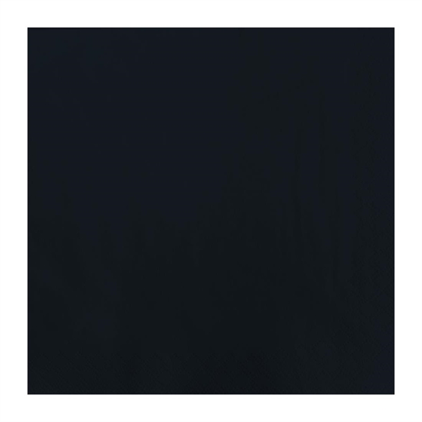 Fasana Lunch Napkin Black 33x33cm 2ply 1/4 Fold (1500 Pack) 1 Fasana Lunch Napkin Black 33x33cm 2ply 1/4 Fold (1500 Pack)