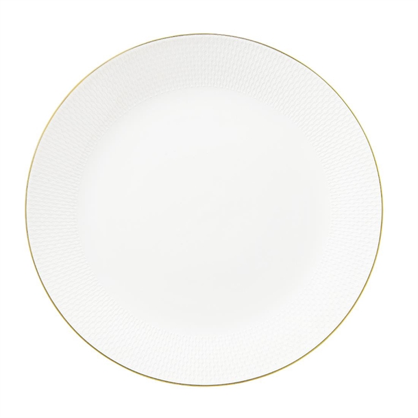 William Edwards Diamond Coupe Plates Raised White 300mm (6 Pack)