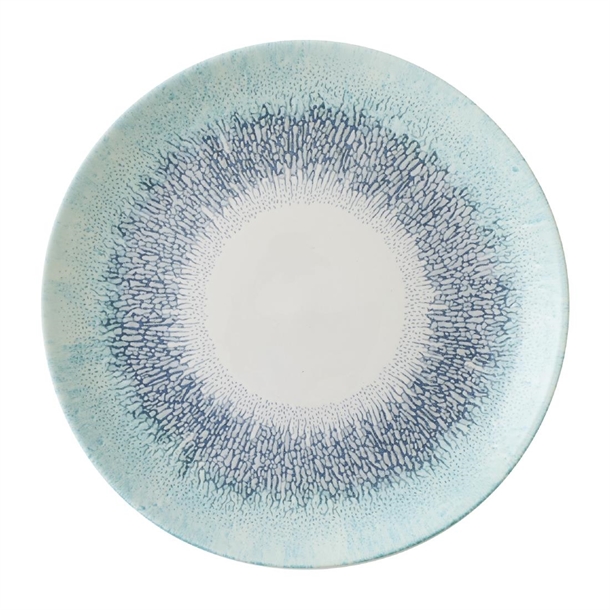 Churchill Studio Prints Fusion Blue Coupe Plate 217mm (12 Pack)