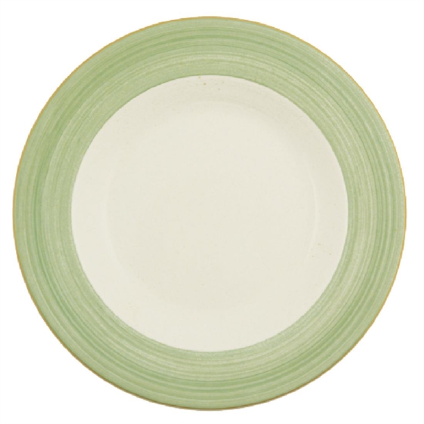 Steelite Rio Green Slimline Plates 230mm (24 Pack)