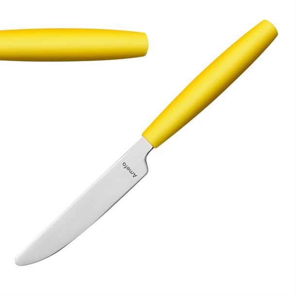 Amefa PIXEL Dessert Knives Yellow (12 Pack) 1 Amefa PIXEL Dessert Knives Yellow (12 Pack)