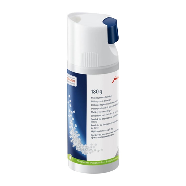 JURA Milk System Cleaner Mini-Tabs Bottle with Dispensing System 180g 1 JURA Milk System Cleaner Mini-Tabs Bottle with Dispensing System 180g