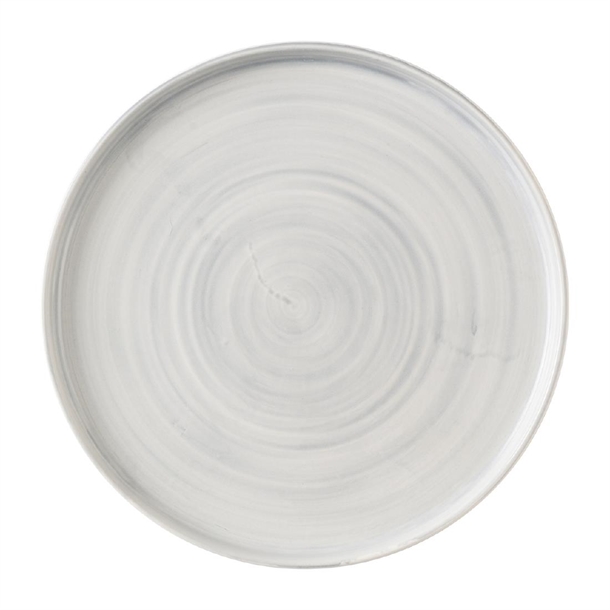 Churchill Stonecast Canvas Grey Walled Plates 160mm (6 Pack)