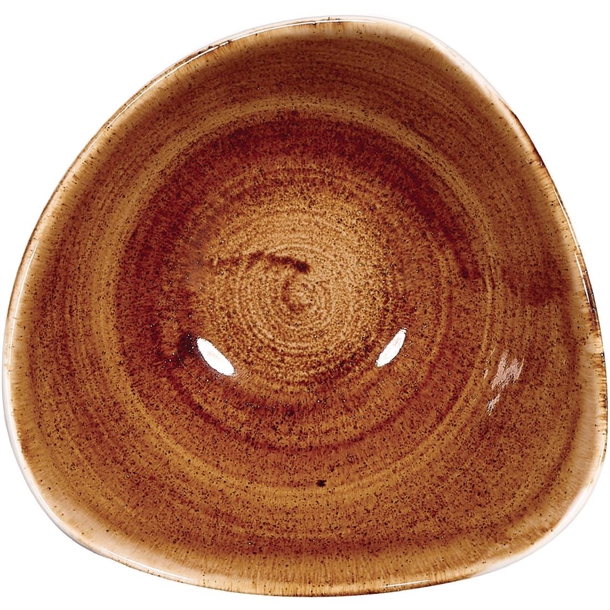 Churchill Stonecast Patina Triangular Bowls Vintage Copper 153mm (12 Pack)