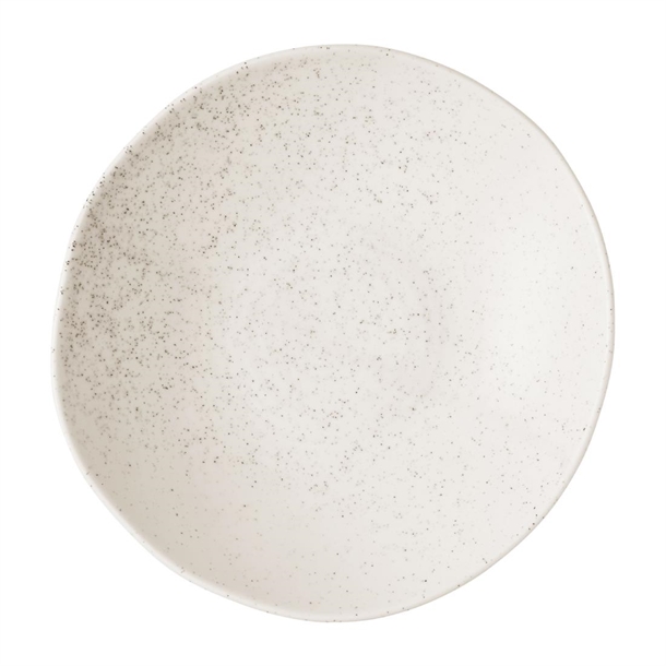 Churchill Stonecast Natural Organic Coupe Bowls Barley White 220mm (6 Pack)