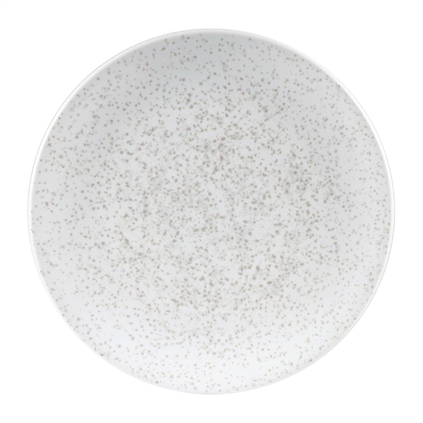 Churchill Menu Shades Caldera Coupe Plates Chalk White 270mm (6 Pack)