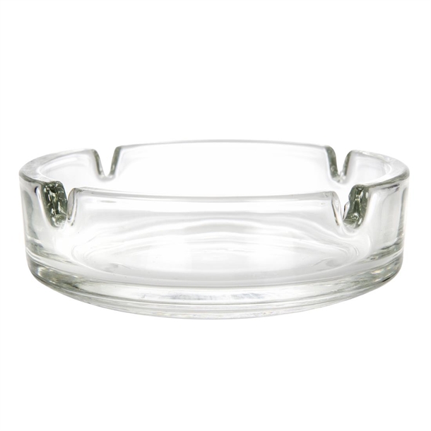Olympia Small Stackable Glass Ashtrays (24 Pack) 1 Olympia Small Stackable Glass Ashtrays (24 Pack)