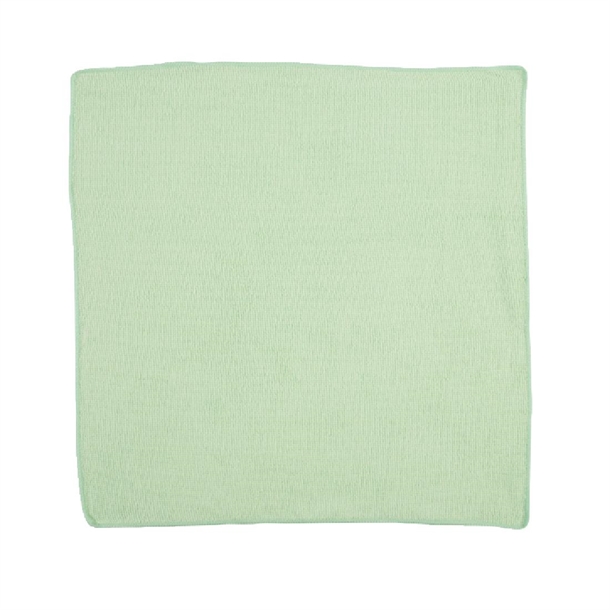 Rubbermaid Economy Microfibre Cloth Green 400x400mm (24 Pack)